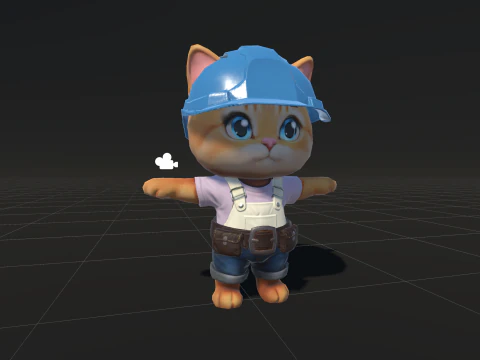 Gatos5Pack2 Modelo 3D