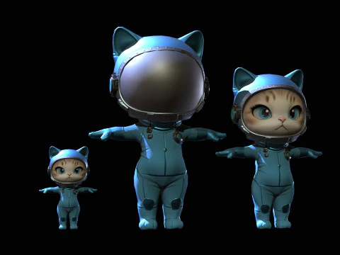 Cats6Pack2 3D मॉडल