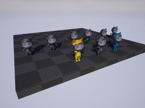 Cats6Pack2 3D मॉडल