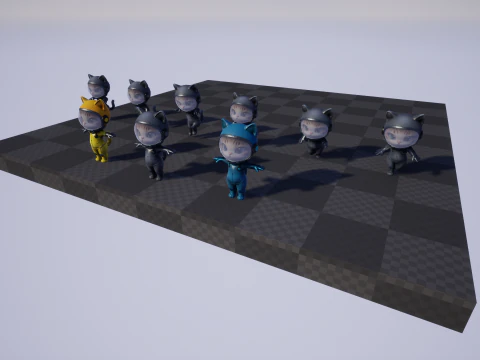 Cats6Pack2 3D मॉडल