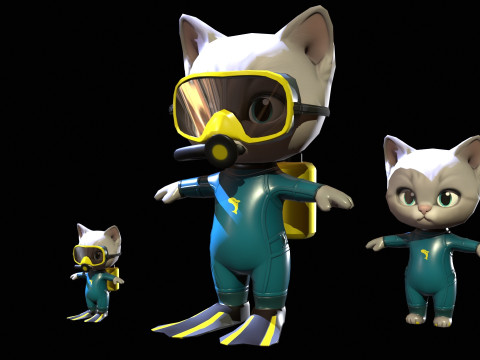 कैट7पैक2 3D मॉडल