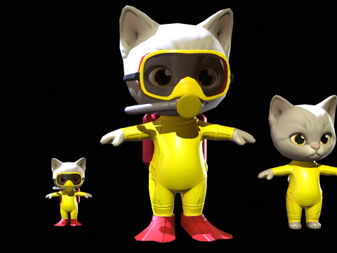 कैट7पैक2 3D मॉडल