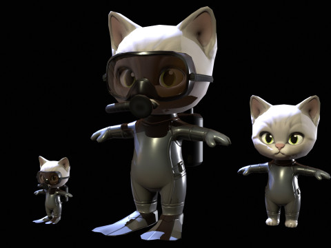 कैट7पैक2 3D मॉडल