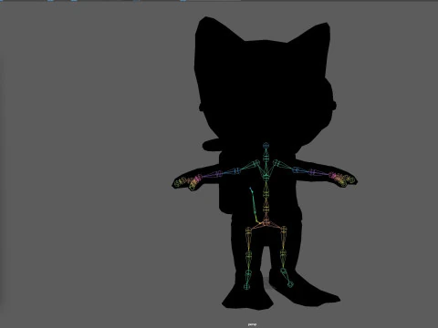 キャット7パック2 3Dモデル