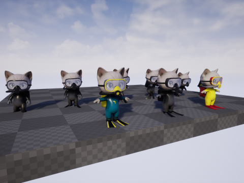 कैट7पैक2 3D मॉडल