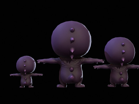 ChibiManiac6Pack1 3D Modell