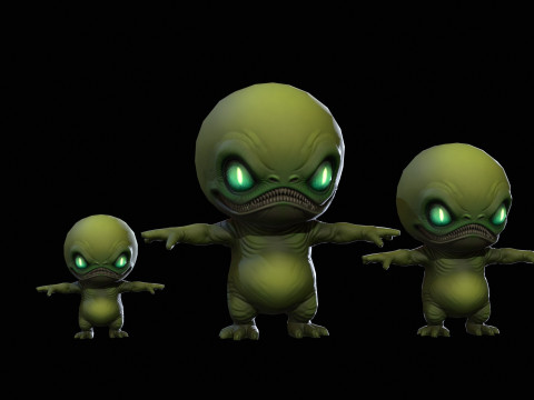 ChibiManiac6Pack1 3D Modell