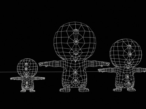 ChibiManiac6Pack1 3D Modell