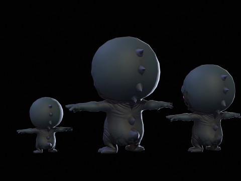 ChibiManiac6Pack1 3D Modell