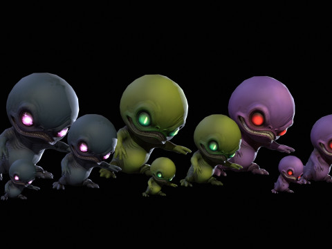 ChibiManiac6Pack1 3D Modell