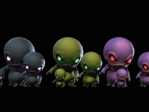 ChibiManiac6Pack1 3D Modell