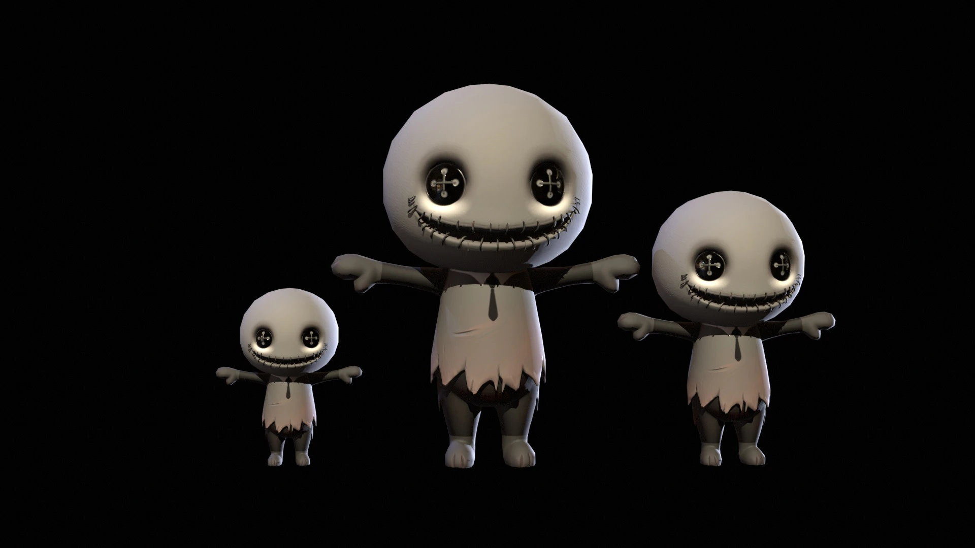 ChibiManiac8Pack1 Model 3D .c4d .max .obj .3ds .fbx .stl .blend