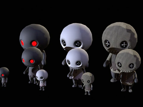 ChibiManiac8Pack1 Model 3D