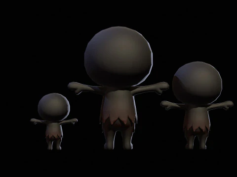 ChibiManiac8Pack1 Model 3D