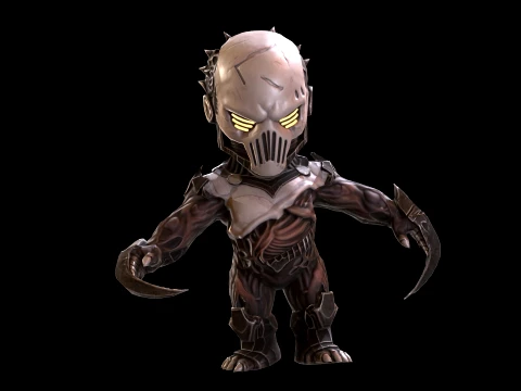 ChibiNecro1Pack2 3D Model