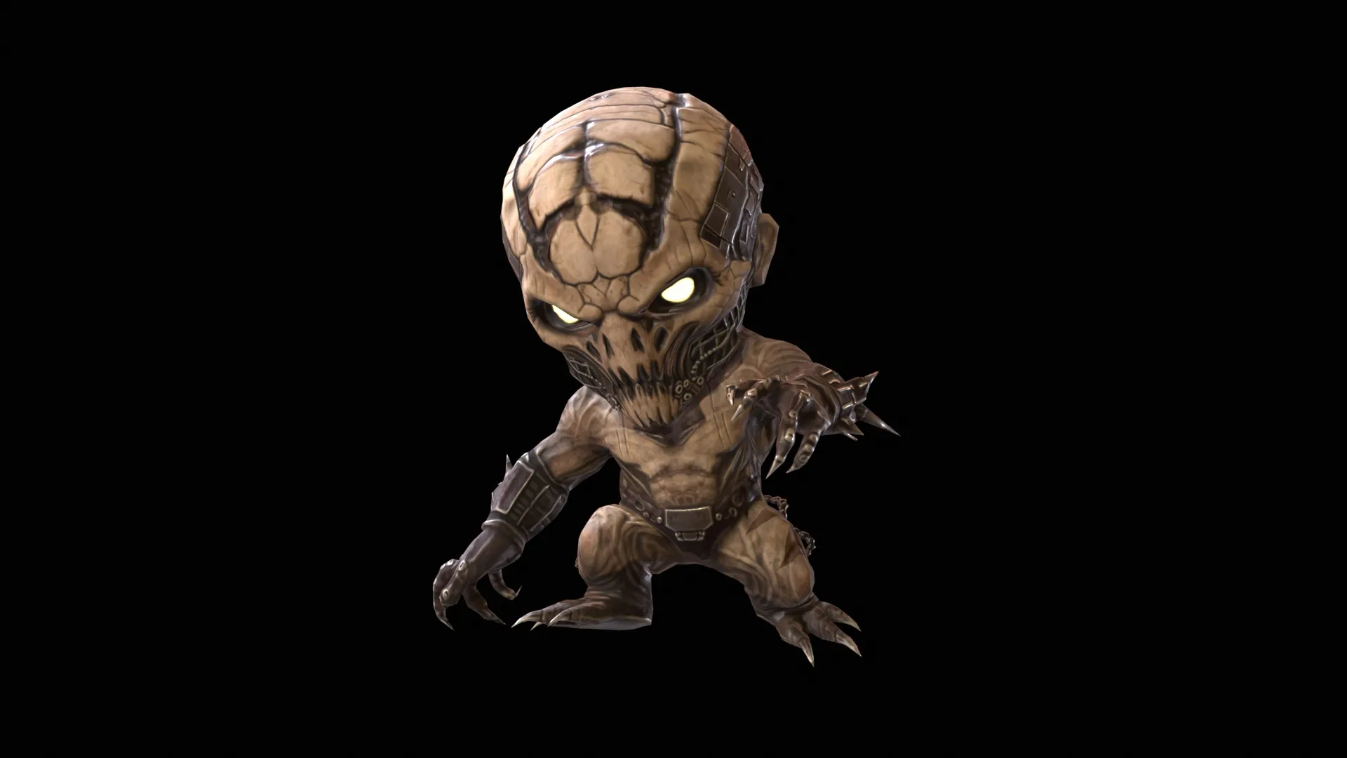 치비Necro2Pack2 3D 모델 .c4d .max .obj .3ds .fbx .stl .blend 