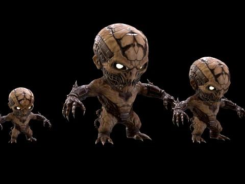 치비Necro2Pack2 3D 모델