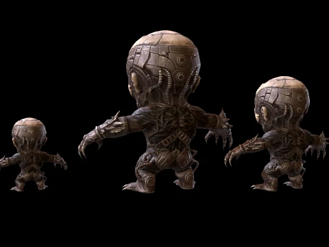 치비Necro2Pack2 3D 모델