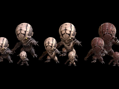 치비Necro2Pack2 3D 모델