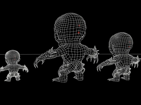치비Necro2Pack2 3D 모델