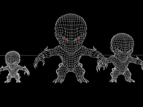 치비Necro2Pack2 3D 모델