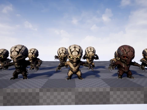 치비Necro2Pack2 3D 모델