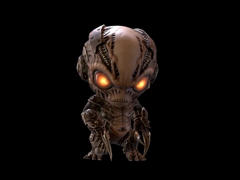 ChibiNecro3Pack2 3D Model