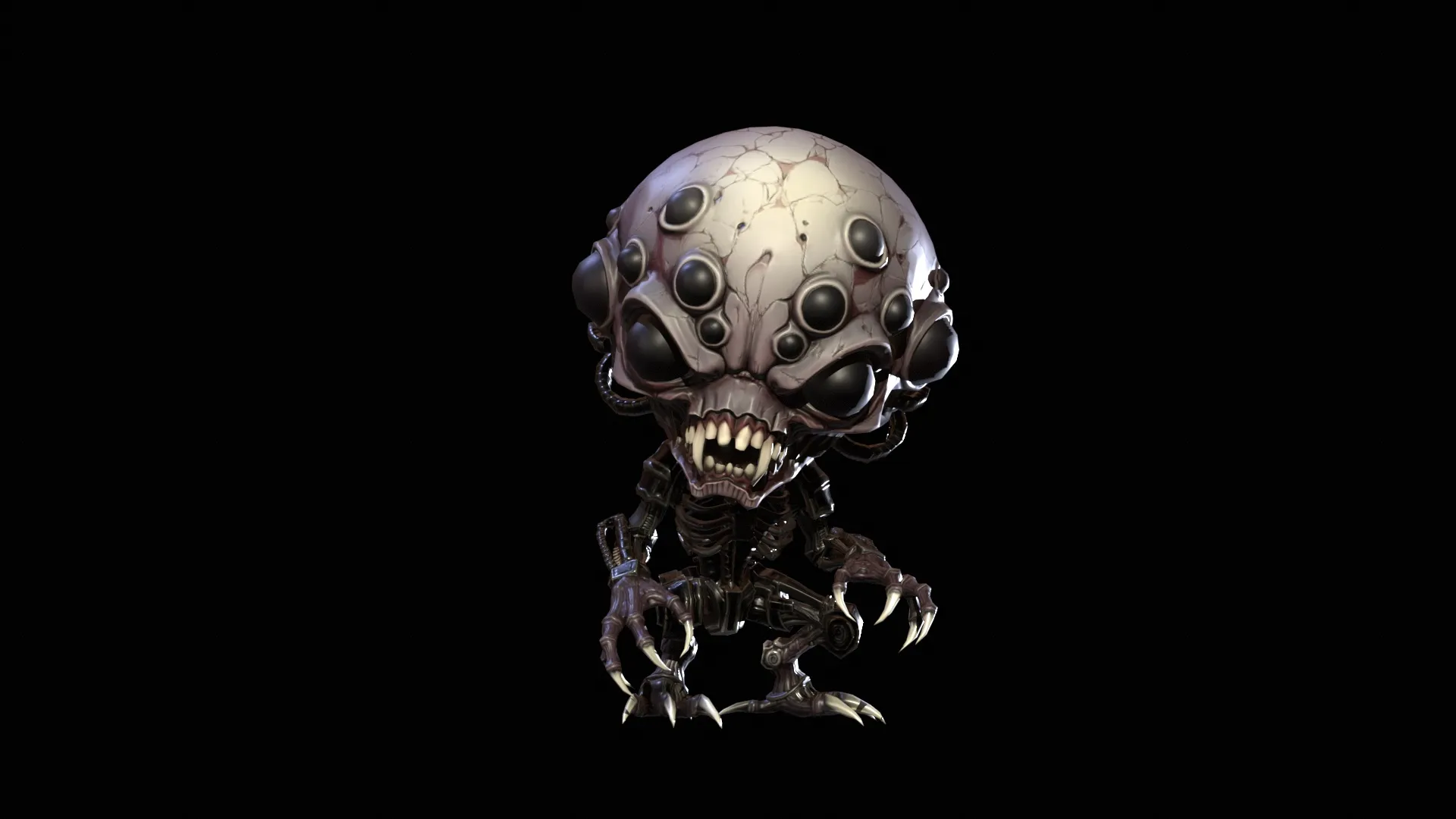 ChibiNecro4Pack2 3D Model .c4d .max .obj .3ds .fbx .stl .blend 