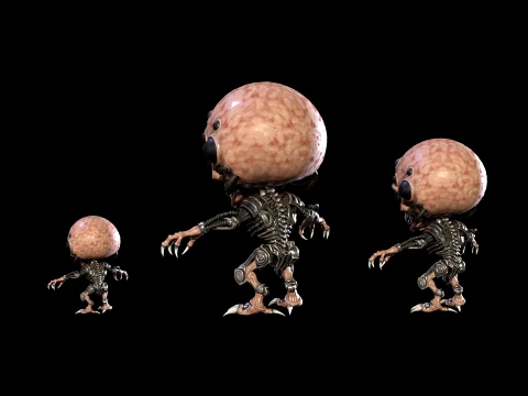 ChibiNecro4Pack2 3D Model