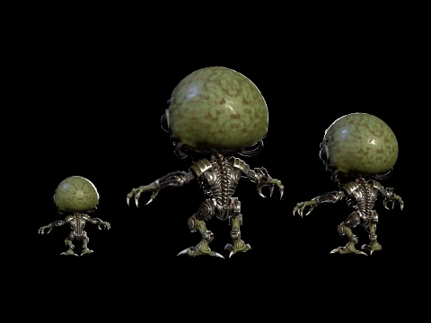 ChibiNecro4Pack2 3D Model