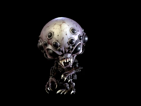 ChibiNecro4Pack2 3D Model