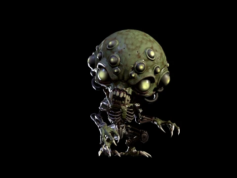 ChibiNecro4Pack2 3D Model