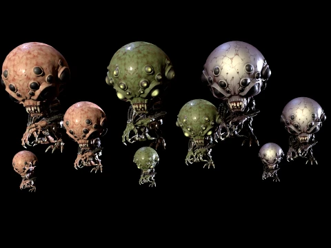 ChibiNecro4Pack2 3D Model