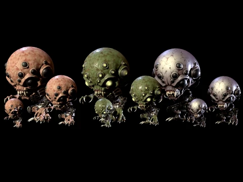ChibiNecro4Pack2 3D Model
