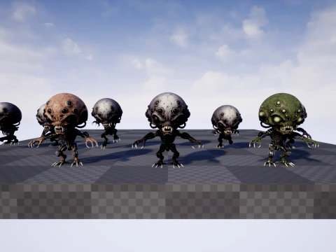 ChibiNecro4Pack2 3D Model