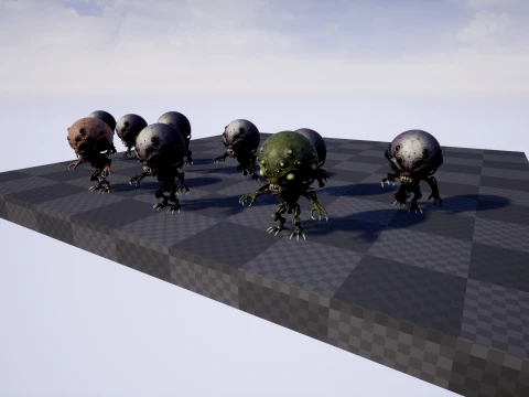 ChibiNecro4Pack2 3D Model
