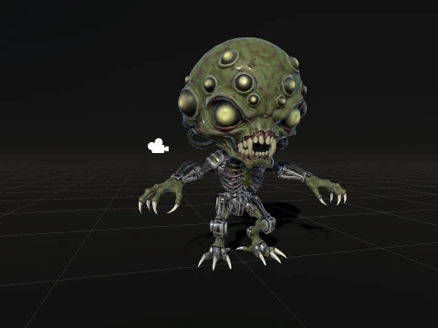 ChibiNecro4Pack2 3D Model