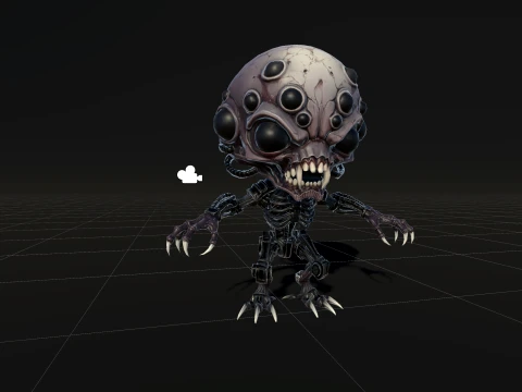 ChibiNecro4Pack2 3D Model