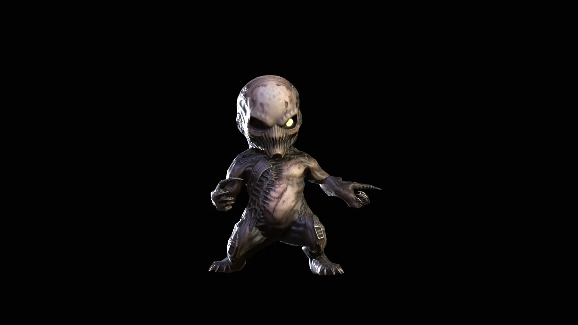 ChibiNecro5Pack2 3D Model .c4d .max .obj .3ds .fbx .stl .blend 