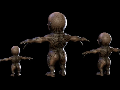 ChibiNecro5Pack2 3D Model
