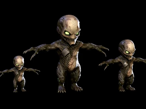 ChibiNecro5Pack2 3D Model