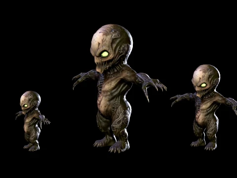 ChibiNecro5Pack2 3D Model