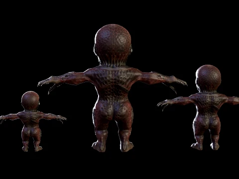 ChibiNecro5Pack2 3D Model
