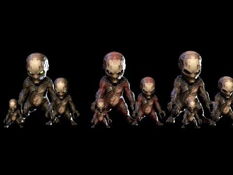 ChibiNecro5Pack2 3D Model