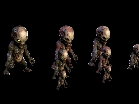 ChibiNecro5Pack2 3D Model