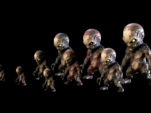 ChibiNecro5Pack2 3D Model
