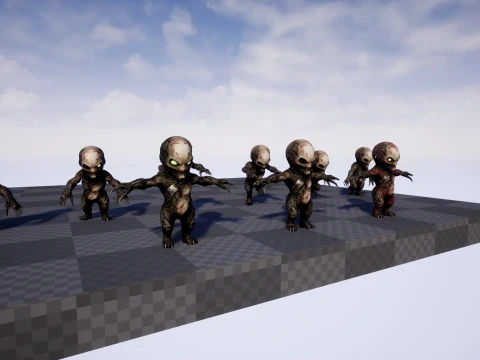 ChibiNecro5Pack2 3D Model