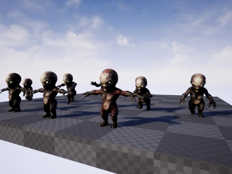 ChibiNecro5Pack2 3D Model