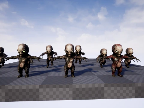 ChibiNecro5Pack2 3D Model