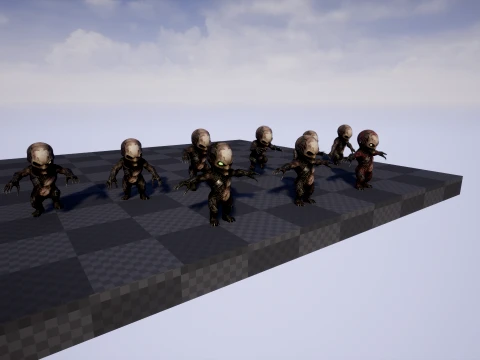 ChibiNecro5Pack2 3D Model